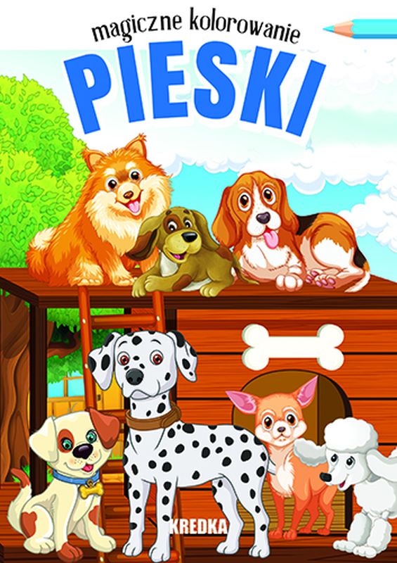 Magiczne kolorowanie Pieski