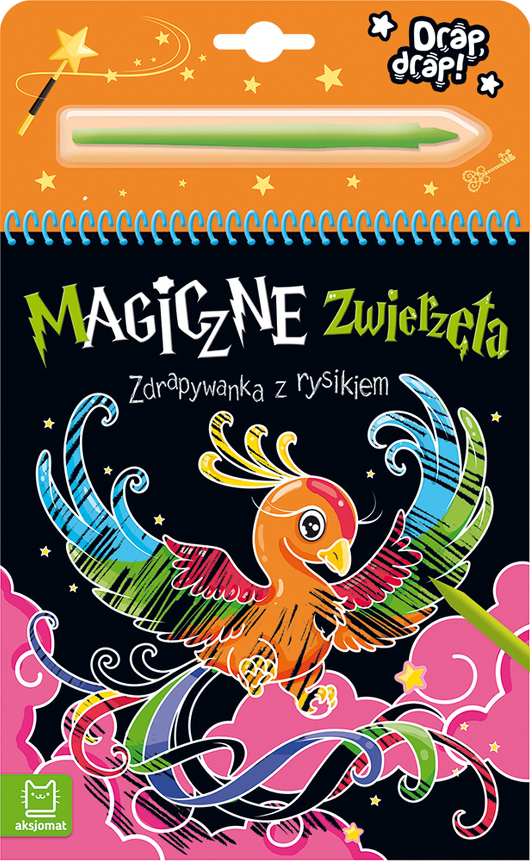 Magiczne zwierzęta Zdrapywanka z rysikiem