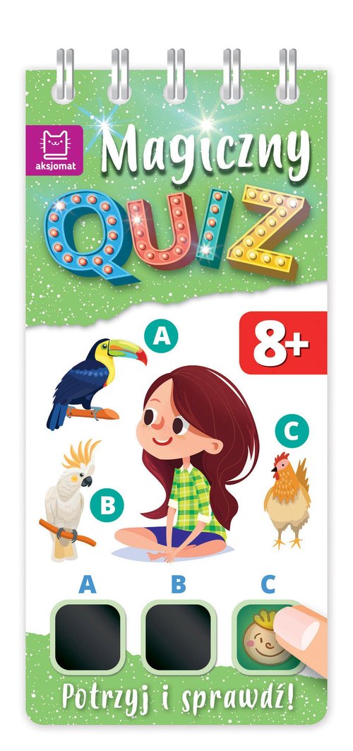 Magiczny quiz 8-latka Potrzyj i sprawdź!