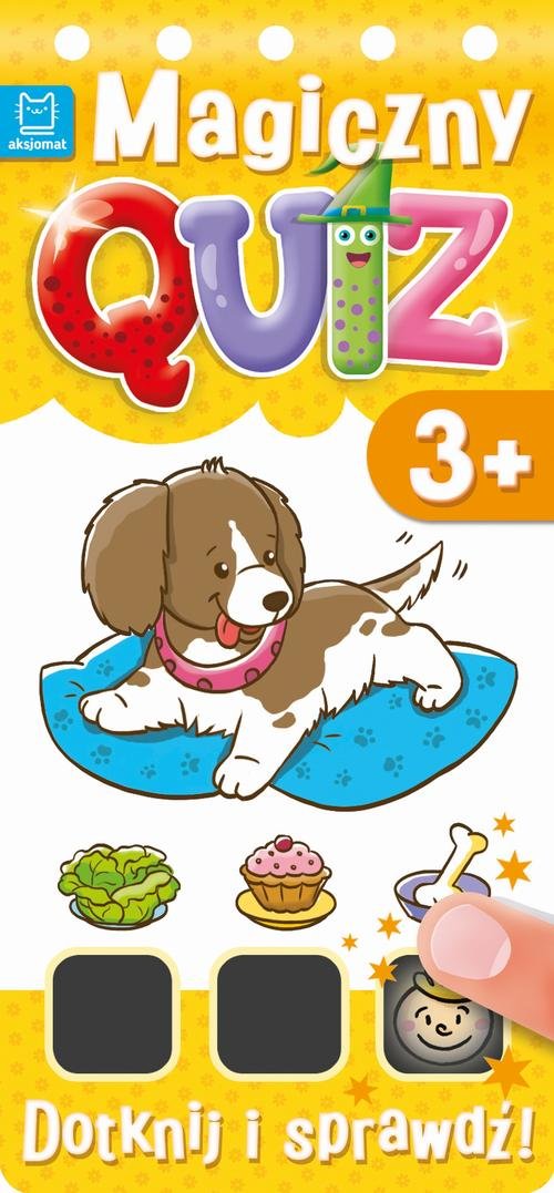 Magiczny quiz Potrzyj i sprawdź od 3 lat Żółty
