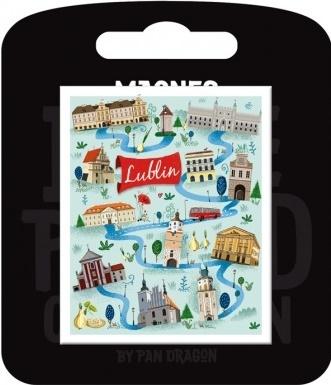 Magnes I love Poland Lublin ILP-MAG-B-LUB-14
