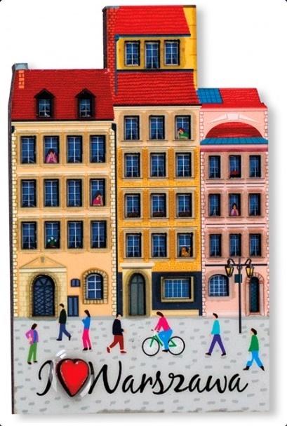 Magnes I love Poland Warszawa ILP-MAG-C-WAR-15
