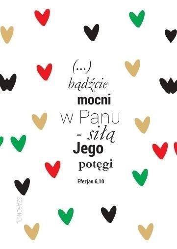 Magnes na lodówkę - Bądźcie mocni w Panu