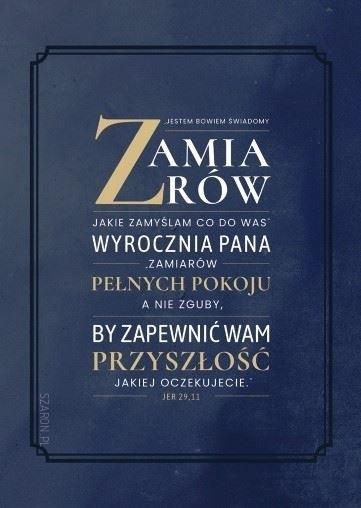 Magnes na lodówkę - Jestem bowiem świadomy GRANAT