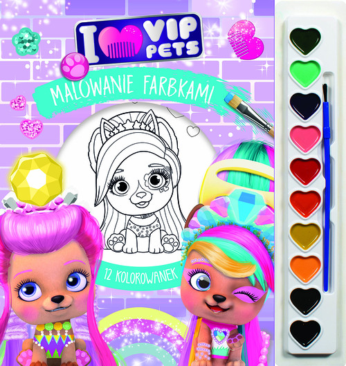 Malowanie farbkami. I love VIP Pets