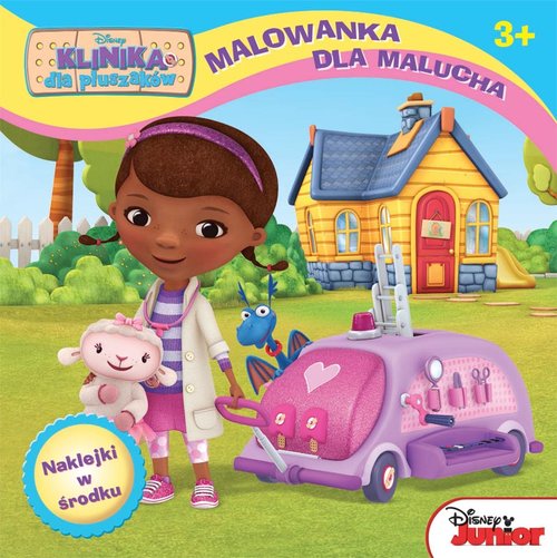 Disney Junior. Klinika dla pluszaków. Malowanka dla malucha (3+) + naklejki