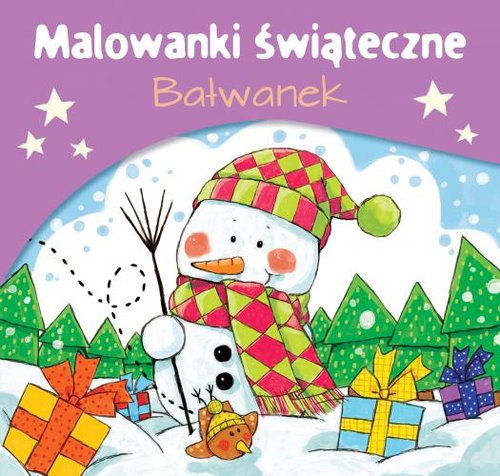 Malowanka świąteczna Bałwanek