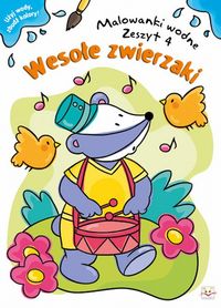 Malowanka wodna. Wesołe zwierzaki 4