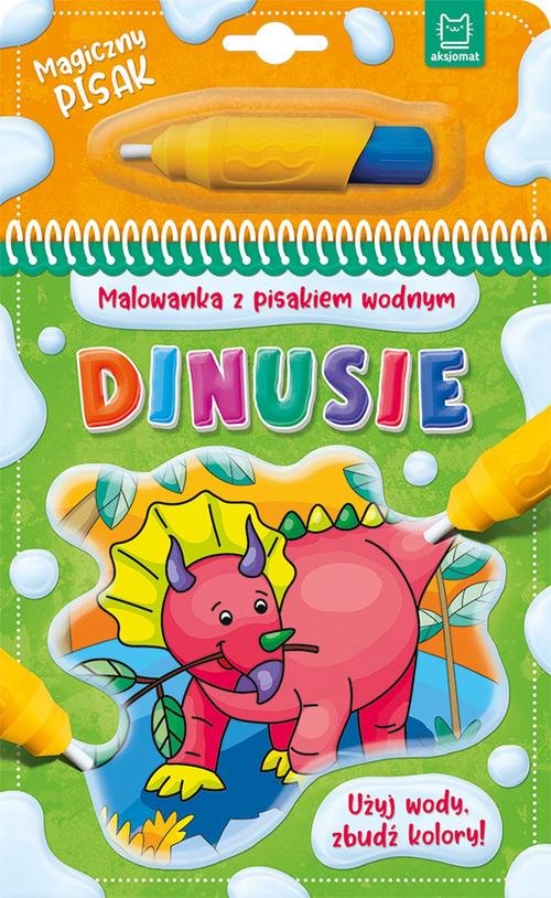Malowanka z pisakiem wodnym Dinusie