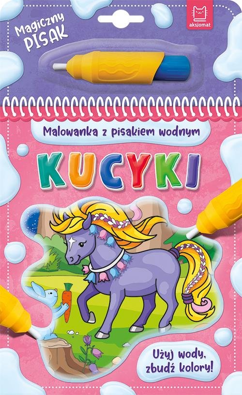 Malowanka z pisakiem wodnym Kucyki