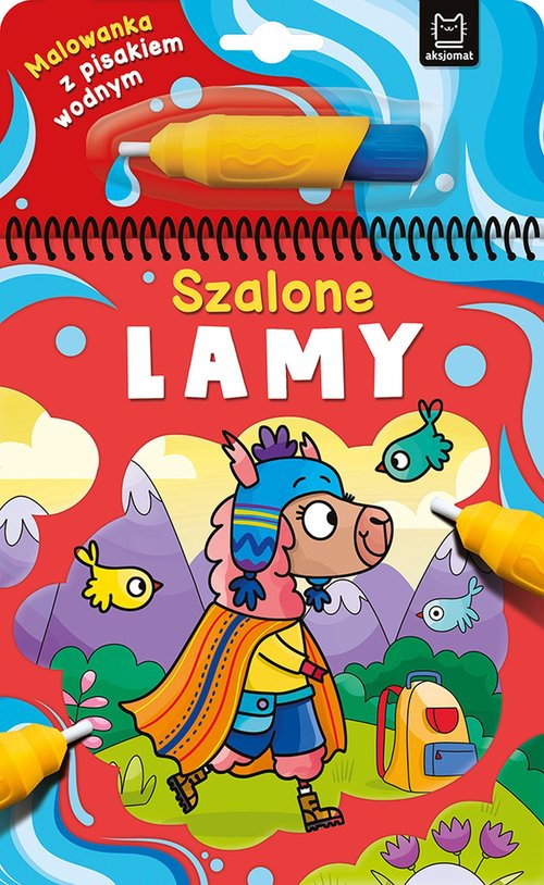 Malowanka z pisakiem wodnym Szalone lamy