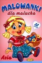 Malowanki dla maluchów. Asia