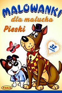 Malowanki dla maluchów. Pieski