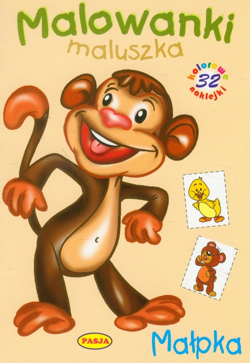 Malowanki maluszka. Małpka