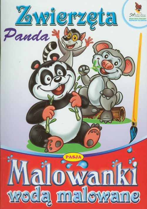 Malowanki wodą malowane. Zwierzęta - Panda