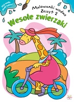 Malowanki wodne Zeszyt 2 Wesołe zwierzaki