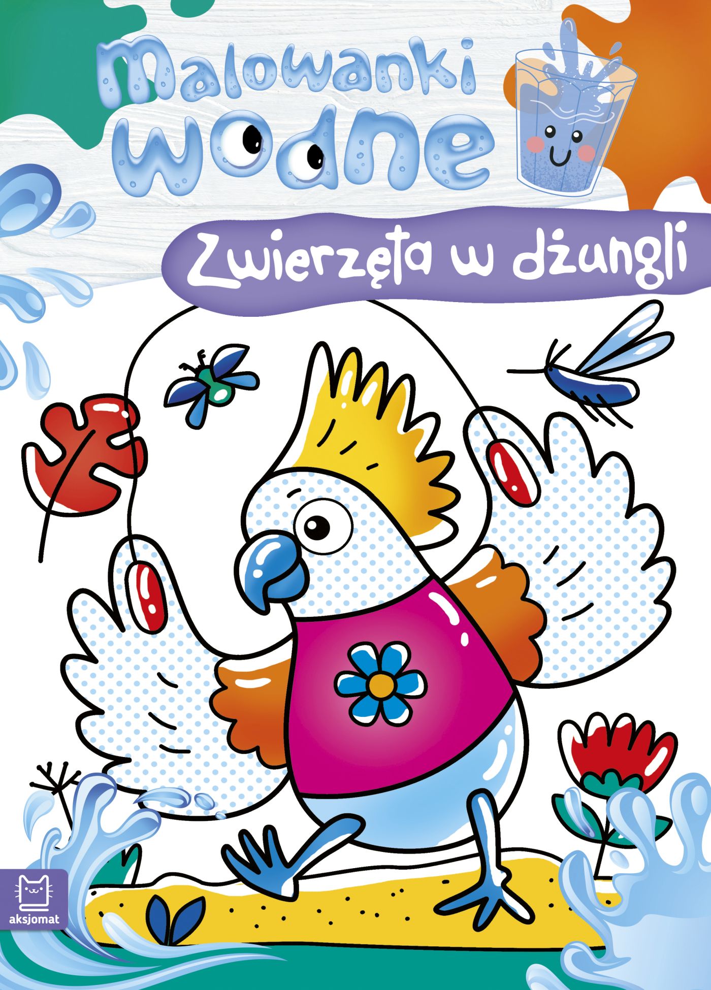 Malowanki wodne Zwierzęta w dżungli