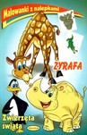 Malowanki z nalepkami Zwierzęta świata Żyrafa