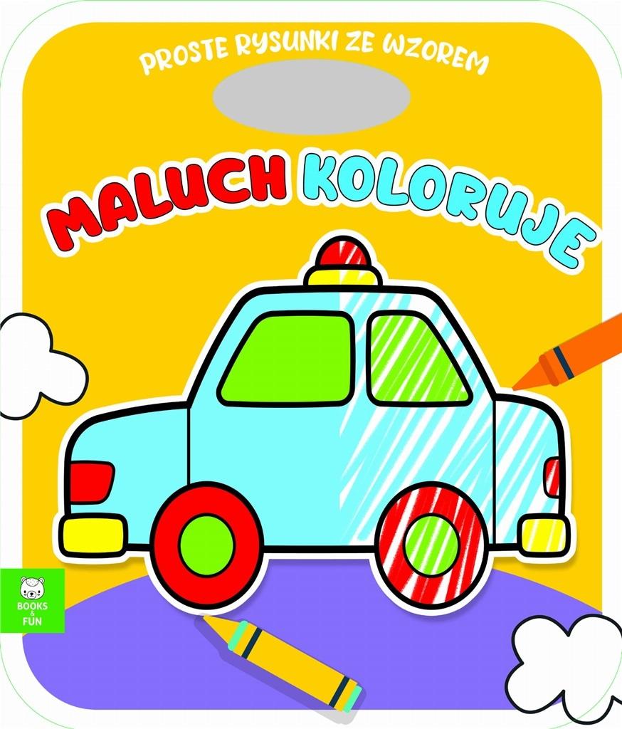 Maluch koloruje Auto