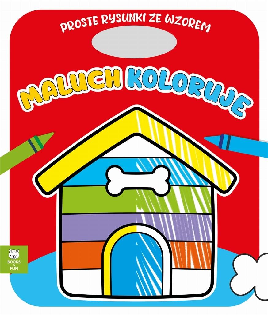 Maluch koloruje Domek dla psa