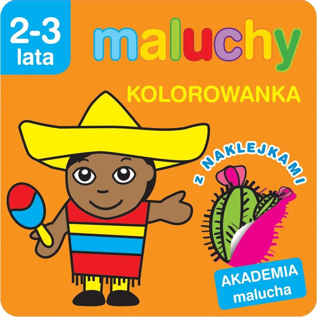 Maluchy Kolorowanka z naklejkami Akademia malucha