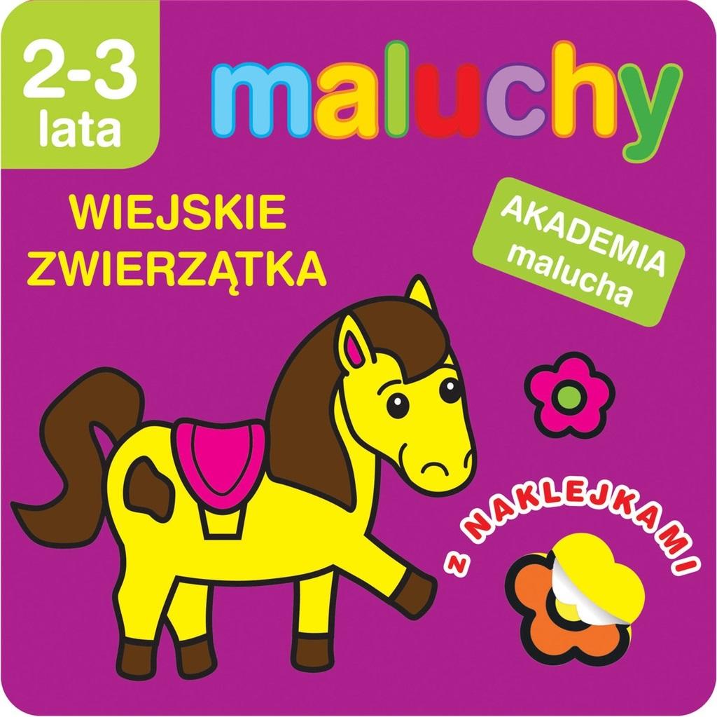 Maluchy Wiejskie zwierzątka z naklejkami