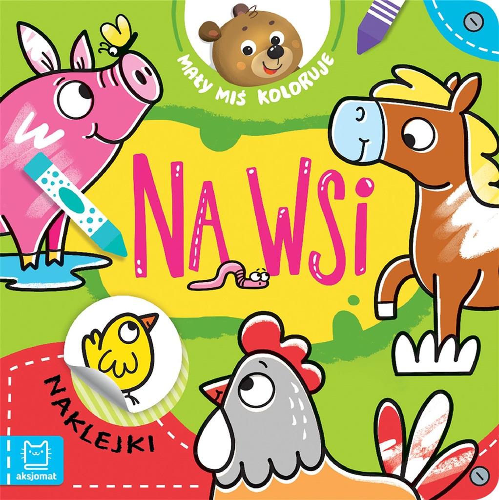 Mały miś koloruje Na wsi