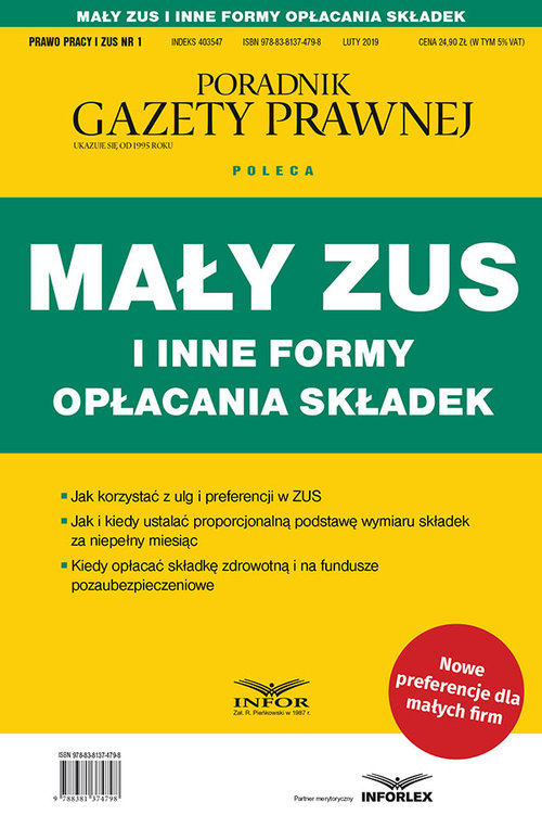 Mały ZUS i inne formy opłacania składek