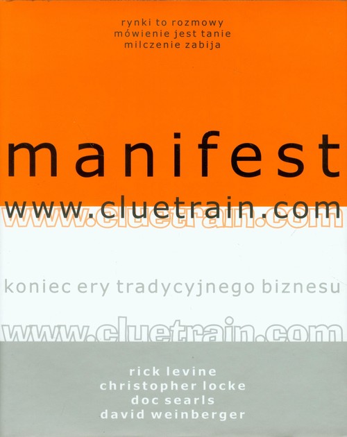 Manifest www.cluetrain.com