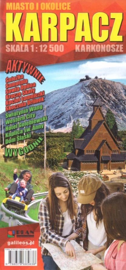 Mapa dla aktywnych - Karpacz 1:12 500