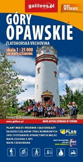 Mapa - Góry Opawskie 1: 25 000 w.2018