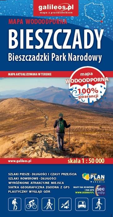 Mapa tur. - Bieszczady - Połoniny 1:25 000
