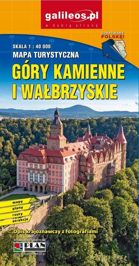 Mapa tur. - Góry Kamienne i Wałbrzyskie