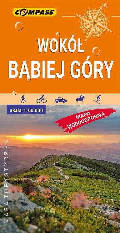 Mapa tur. wodoodporna Wokoł Babiej Góry 1:60 000