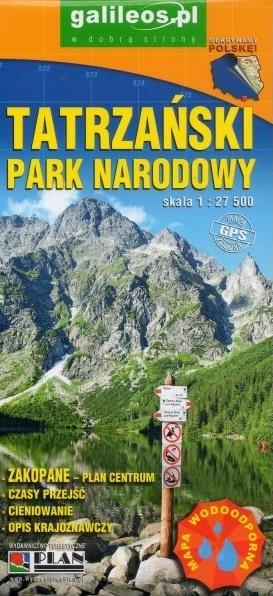 Mapa turyst. - Tatrzański Park Narodowy 1:27 500