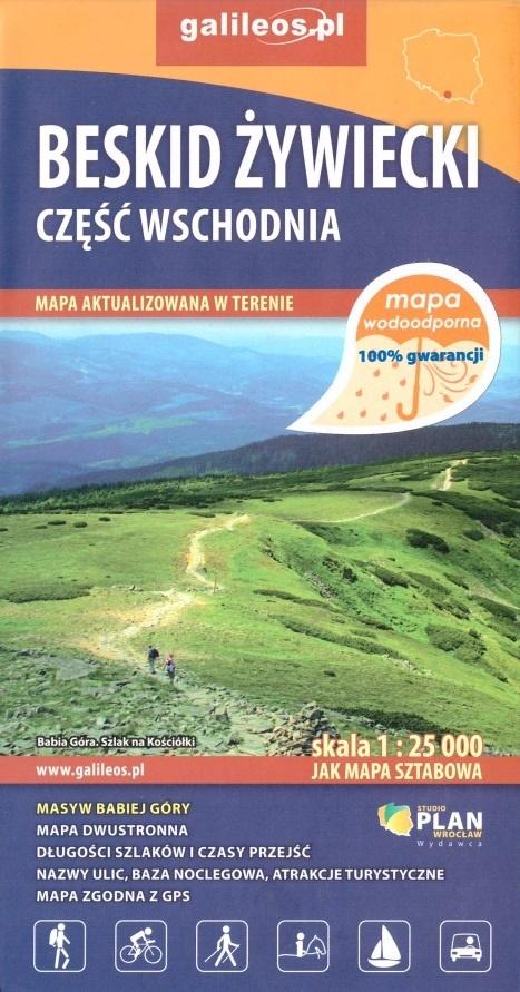 Mapa turystyczna - Beskid żywiecki 1:25 000