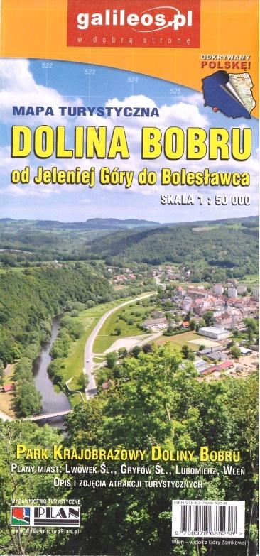 Mapa turystyczna - Dolina Bobru 1:50 000 w.2019