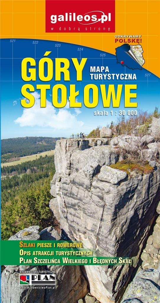 Mapa turystyczna - Góry Stołowe 1:30 000 w.2021