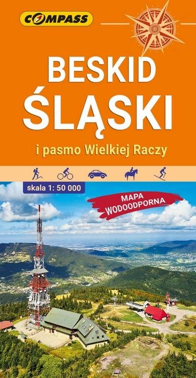 Mapa wodoodporna B. Śląski i pasmo Wiekiej Raczy