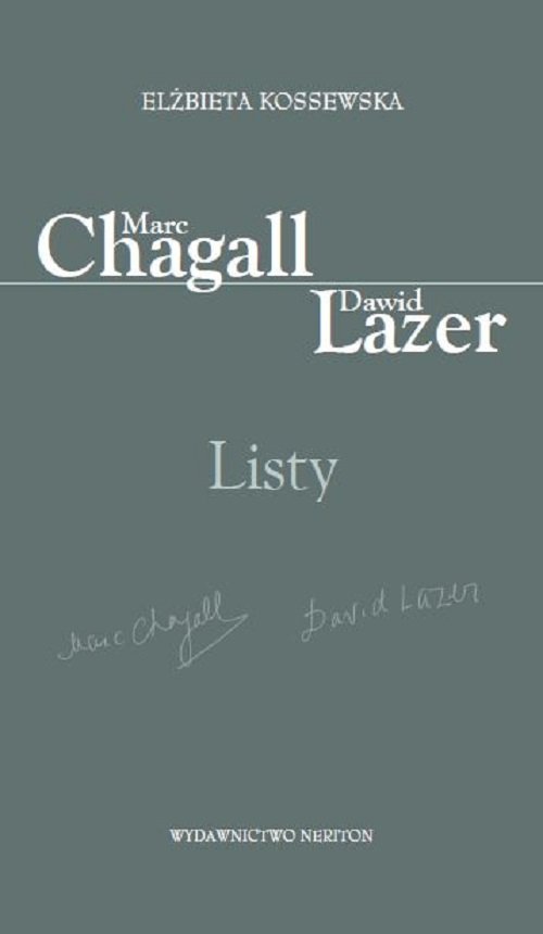 Marc Chagall-Dawid Lazer Listy