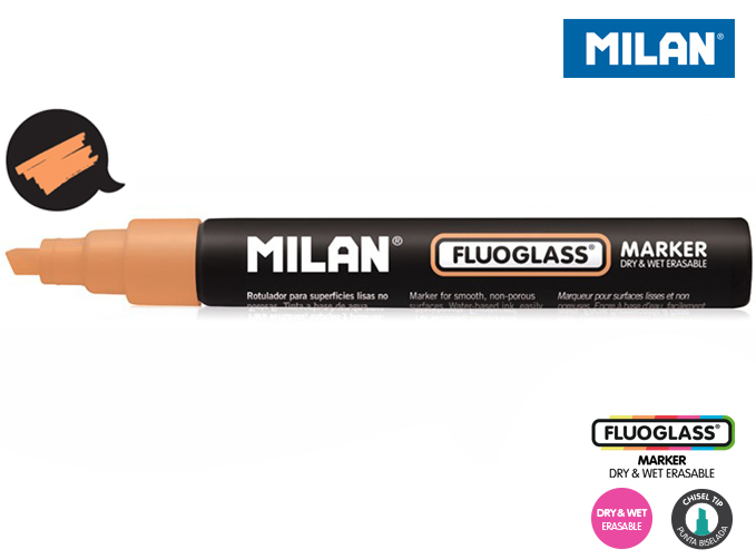 Marker do szyb Milan fluoglass pomarańczowy
