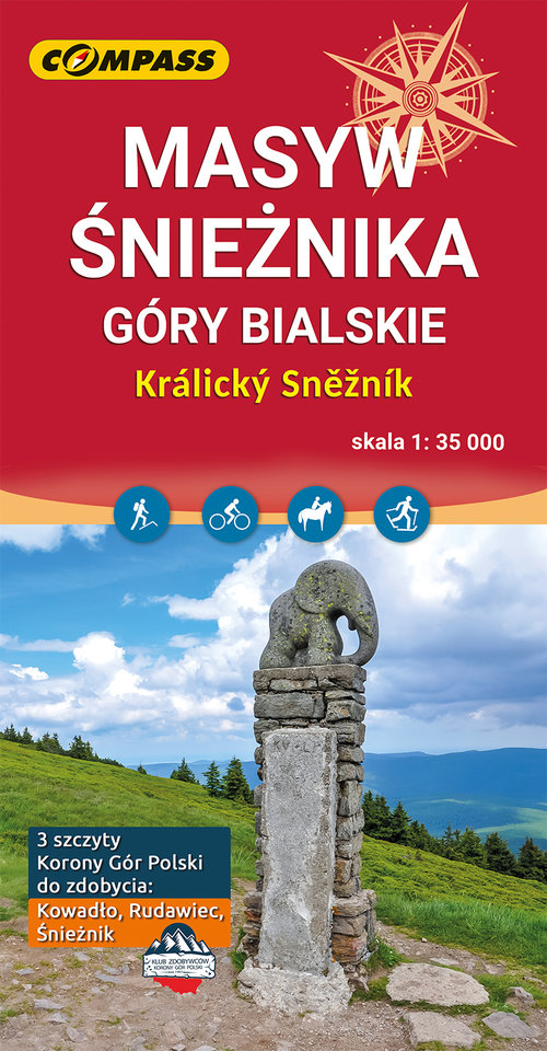 Masyw Śnieżnika Góry Bialskie mapa turystyczna 1:35 000