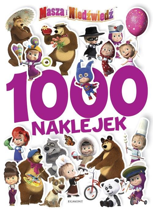 Masza i Niedźwiedź 1000 naklejek 2