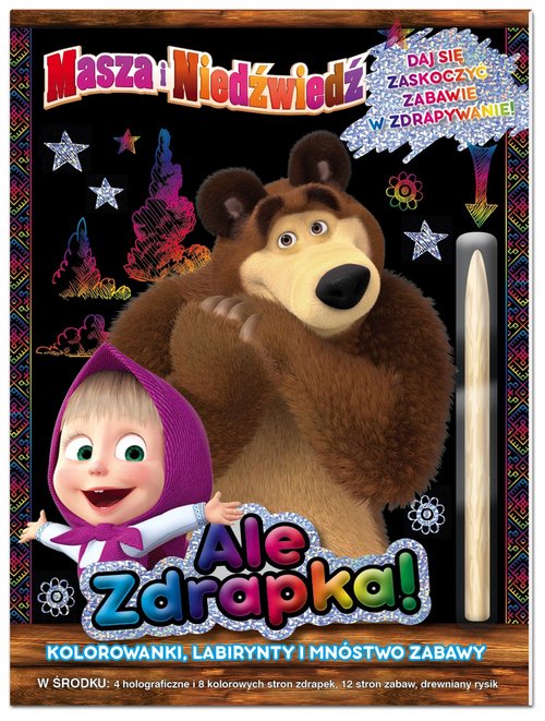 Masza i niedźwiedź Ale zdrapka!