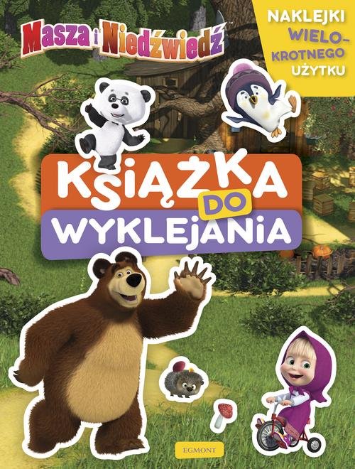 Masza i Niedźwiedź Książka do wyklejania