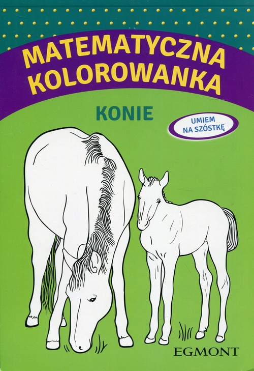 Matematyczna kolorowanka Konie