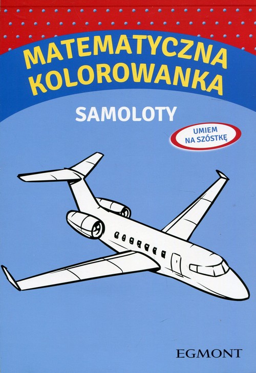 Matematyczna kolorowanka Samoloty