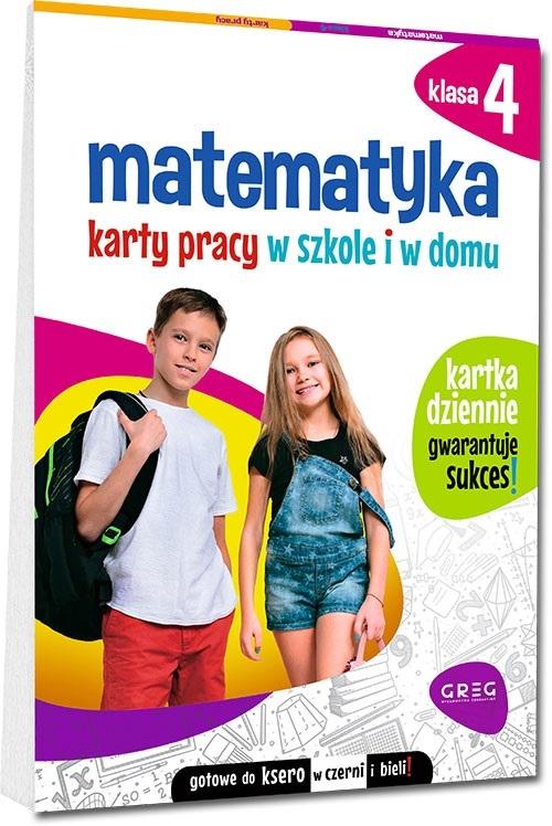 Matematyka 4 Karty pracy w szkole i w domu