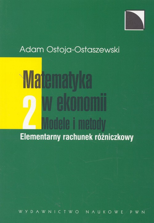 Matematyka w ekonomii. Modele i metody - tom 2