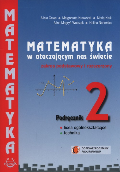 Matematyka w otaczającym nas świecie 2 Podręcznik Zakres podstawowy i rozszerzony